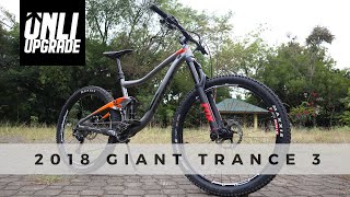 Bike Check 2018 Giant Trance 3 Lots of Upgrades [upl. by Allayne]