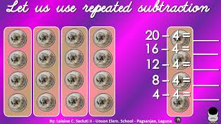 Math Lesson 56 Division as Repeated Subtraction [upl. by Nilpik]