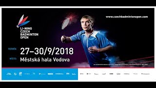 Hall  Macpherson vs Gicquel  Delrue XD R16  LINING Czech Open 2018 [upl. by Josiah157]