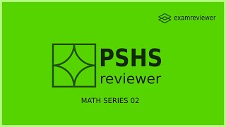 PSHS Review  Math Series 02  examreviewer [upl. by Cristie]