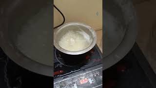 Boiling rice on induction cooker [upl. by Berglund]