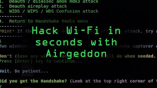 Hacking WiFi in Seconds with Airgeddon amp Parrot Security OS Tutorial [upl. by Allehc]