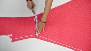 Umbrella SuitGown Cutting Step By Step In Easy Way [upl. by Ransell118]