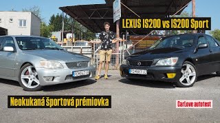 AUTOTEST  LEXUS IS200 a IS200 sport  Neokukaná a spoľahlivá športová prémiovka [upl. by Nerrol653]