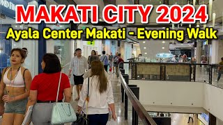 Evening Walk in AYALA CENTER MAKATI CITY Philippines  Makati Shopping Malls Greenbelt Glorietta [upl. by Eniamart]