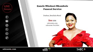 Zanele MbokaziNkambule funeral service [upl. by Attehcram935]