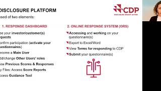 Video 1 Getting Started with CDP Disclosure [upl. by Daveta]