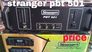 Stranger pbt 501 Amplifier Unboxing  Stranger pbt 501 amplifier testing  Stranger pbt 501 price [upl. by Einalam]