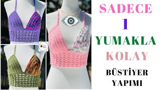 1 Yumakla ÇOK KOLAY Büstiyer Yapımı  Bölüm 1 [upl. by Kaela987]