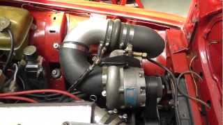 Alfa Romeo GTV6 Vortech supercharged  idle amp flames [upl. by Nivlag215]