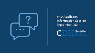 PhD Applicant Information Session  September 2024 [upl. by Carlita844]