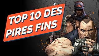 TOP 10 DES PIRES FINS DE JEUX VIDEO [upl. by Aniv]