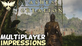 Ashes Of Creation Alpha 1 Siege PVP amp World Boss Gameplay [upl. by Onateag]