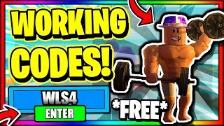 ALL NEW SECRET OP WORKING CODES Roblox Weight Lifting Simulator 4 [upl. by Burkitt]