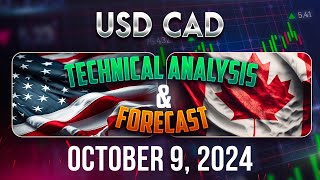 Latest USDCAD Forecast and Technical Analysis for October 9 2024 [upl. by Rahel893]