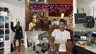 WEEKLY VLOG Hanging out with my friends New bag lots of cooking going to the gym amp life lately💐 [upl. by Ynetsed284]