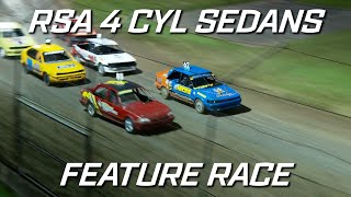 RSA 4 Cylinder Sedans AMain  Lismore Speedway  15012022 [upl. by Mian]