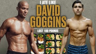 I Tried David Goggins 100 Pound Weight Loss Diet [upl. by Barnabas]