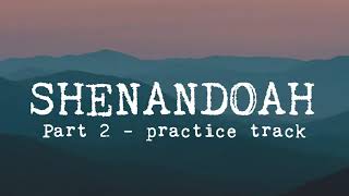 Shenandoah Duet  part 2 practice track  arr Jay Althouse [upl. by Eward822]