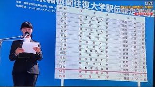 箱根駅伝予選会結果発表 [upl. by Lemcke]