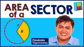 Area of a Sector Precalculus Trigonometry [upl. by Kassey]