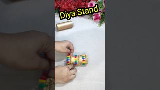 DIY Diya 🪔Stand Making With Cardboard For Diwali ytshorts diwalispecial diyastand stand viral [upl. by Iliam]