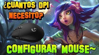 CONFIGURA TU MOUSE COMO UN PRO  League Of Legends  Memoria Muscular [upl. by Ailil]