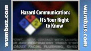 Hazard Communication Video MSDS Safety [upl. by Manon]