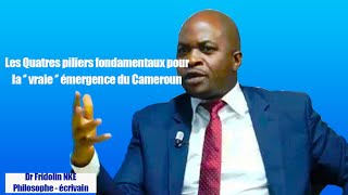 Dr Fridolin NKE décline les principaux piliers pour l émergence du Cameroun [upl. by Daveda]