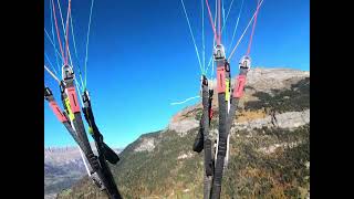 mon 77ème vols en parapente a 14 ans  vol depuis Varans [upl. by Hank]