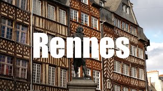 Rennes Bretagne  4K UHD  Virtual Trip [upl. by Airogerg667]