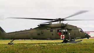 Alaska Army National guard HH60MBlack Hawk [upl. by Ayrolg]