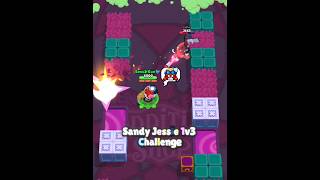 Sandy Jessie 1v3 Challenge 🫡🔥 BrawlStars Duels Shorts [upl. by Yenal]