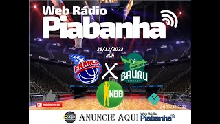 SESI FRANCA X BAURU BASKET  NARRAÇÃO AO VIVO  NBB  28122022 [upl. by Annailuj215]