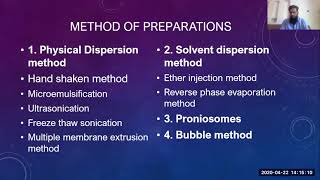 Preparation methods of Niosomes [upl. by Nerej]