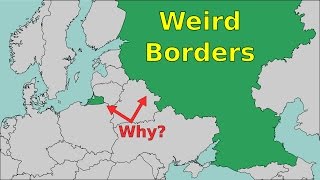 Weird Borders Why Countries Have Pieces Detached [upl. by Anneres104]