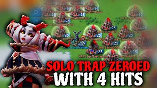 Lords Mobile SOLO TRAP ZEROED WITH 4 HITS  KVK EXTRA CONTENT [upl. by Couq]