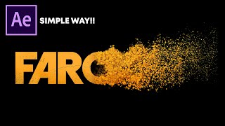 After Effects Tutorial Particles Logo amp Text Animation  Simple Way [upl. by Stiruc451]