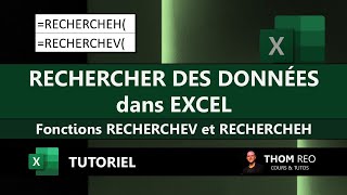 Les fonctions RECHERCHEV et RECHERCHEH avec EXCEL  tuto et exemples [upl. by Ettigdirb]