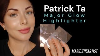 PATRICK TA Major Glow Crème amp Powder Light Reflecting Translucent Highlighter Duo [upl. by Iba]