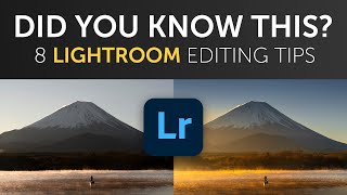 8 Lightroom Editing TIPS You Might NOT Know [upl. by Earissed289]