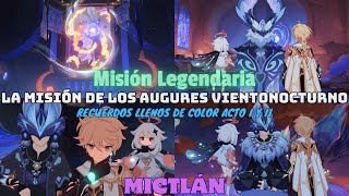 LA MISIÓN DE LOS AUGURES VIENTONOCTURNO  RECUERDOS LLENOS DE COLOR Genshin Impact Español 52 766 [upl. by Hcaz557]