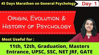 What is Psychology History of Psychology in hindi 45daysmarathon DAY 1 Mind Review [upl. by Mac]