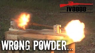 Smokeless Powder in a Muzzleloader [upl. by Rotow873]