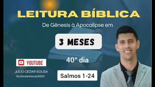 Salmos 124  LEITURA BÍBLICA EM 3 MESES  40° dia  Pr Julio [upl. by Noel756]