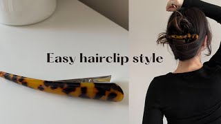 Easy 5 Hair styles with Hair Clip [upl. by Nanon655]