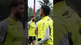 Treino do flamengo para o jogo de domingo contra o Atlético mg na copa do Brasil futebol flamengo [upl. by Etteragram]