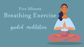 5 Minute Breathing Exercise Guided Meditation [upl. by Dniren]