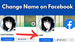 How To Change Name On Facebook  Quick amp Easy Guide 2024 [upl. by Acinemod]