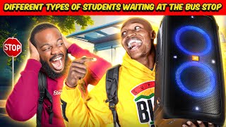 Different types of Students waiting at the Bus Stop w DarrylMayes [upl. by Asital]